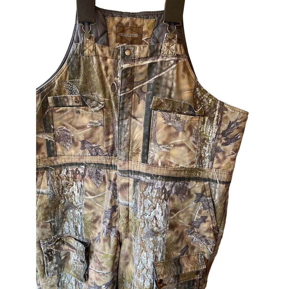 Longleaf Mens Camouflage Hunting Overalls Size 3 x With Adjustable Straps & Mult
